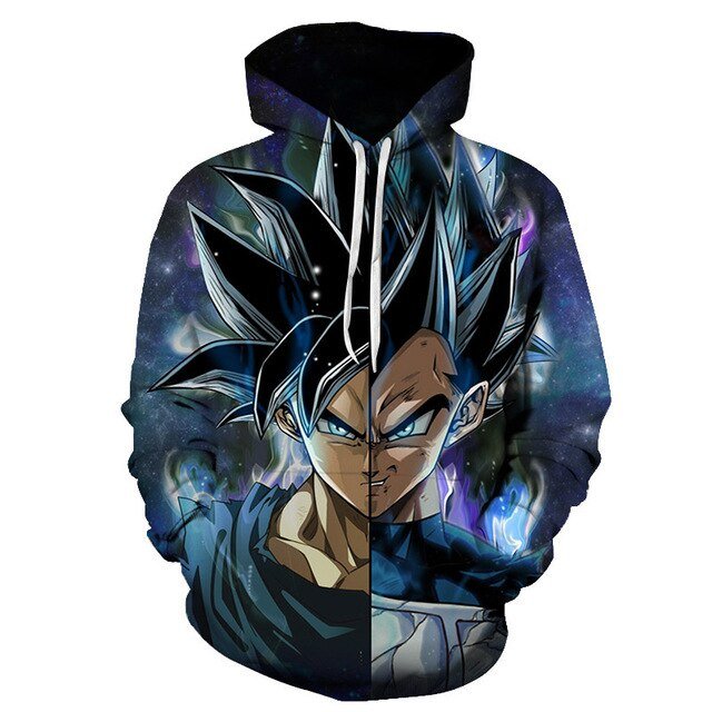 Dragon Ball Z Men's Summer Hoodies 3D Printing Super Saiyan Kid Black Zamasu Vegeta Jiren Dragonball Sweatshirt Hoodie-7