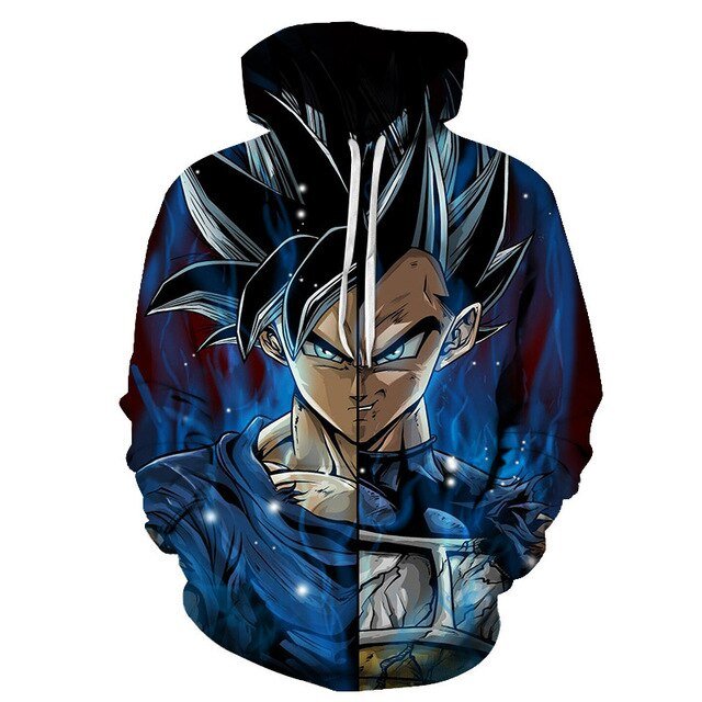 Dragon Ball Z Men's Summer Hoodies 3D Printing Super Saiyan Kid Black Zamasu Vegeta Jiren Dragonball Sweatshirt Hoodie-5