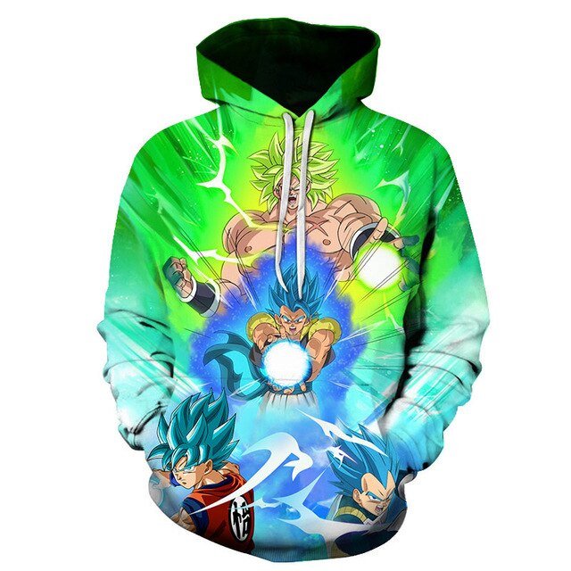 Dragon Ball Z Men's Summer Hoodies 3D Printing Super Saiyan Kid Black Zamasu Vegeta Jiren Dragonball Sweatshirt Hoodie-12