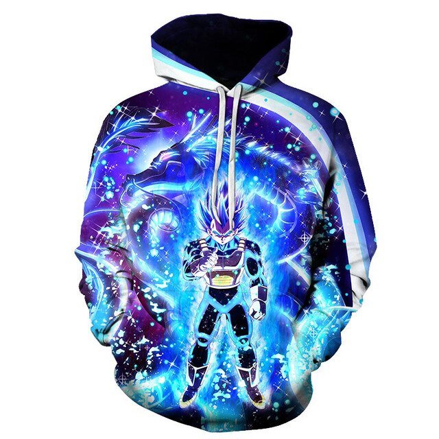 Dragon Ball Z Men's Summer Hoodies 3D Printing Super Saiyan Kid Black Zamasu Vegeta Jiren Dragonball Sweatshirt Hoodie-8