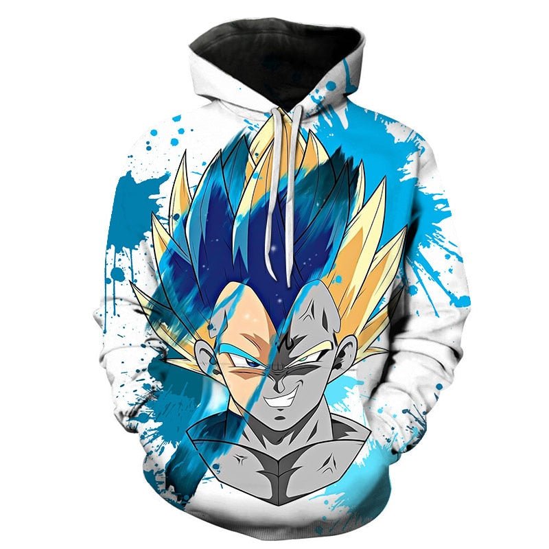 Dragon Ball Z Men's Summer Hoodies 3D Printing Super Saiyan Kid Black Zamasu Vegeta Jiren Dragonball Sweatshirt Hoodie-0
