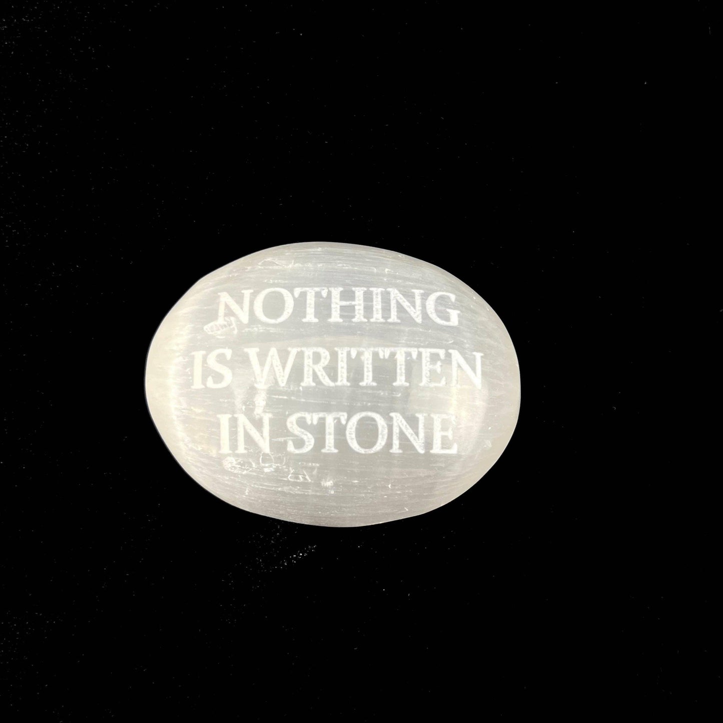 Humorous Selenite Palm Stones