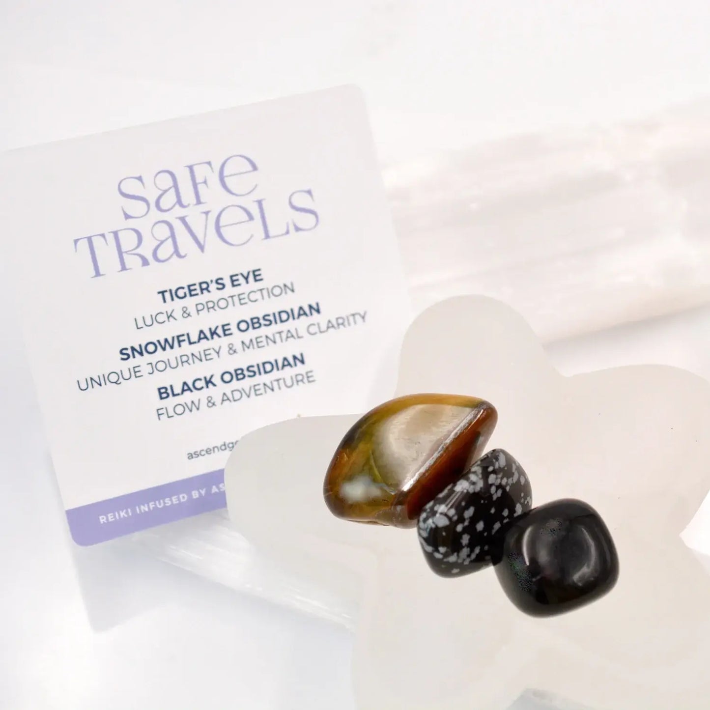 Intention Crystals Set: Safe Travels-0