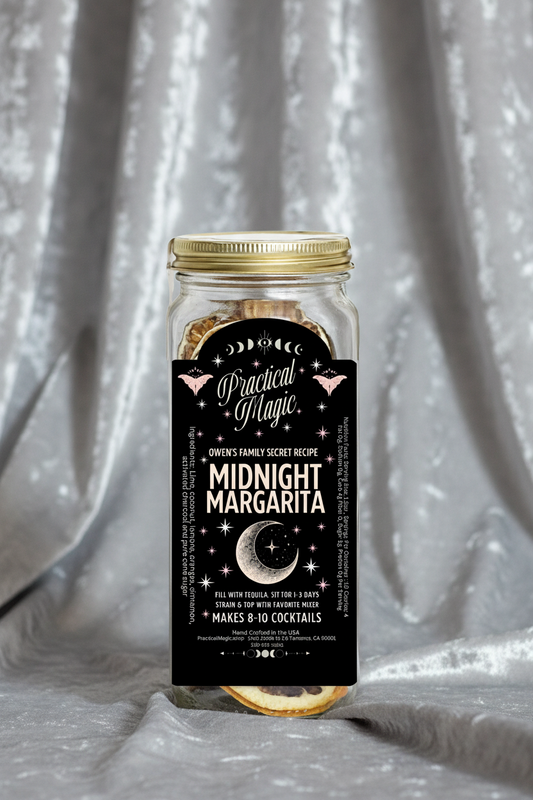 Midnight Margarita Craft Cocktail Infusion Drink Kit -Jar