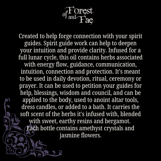 Spirit Guide Anointing Oil • Herb Infused Ritual Oil - Lucky Girl Gifts