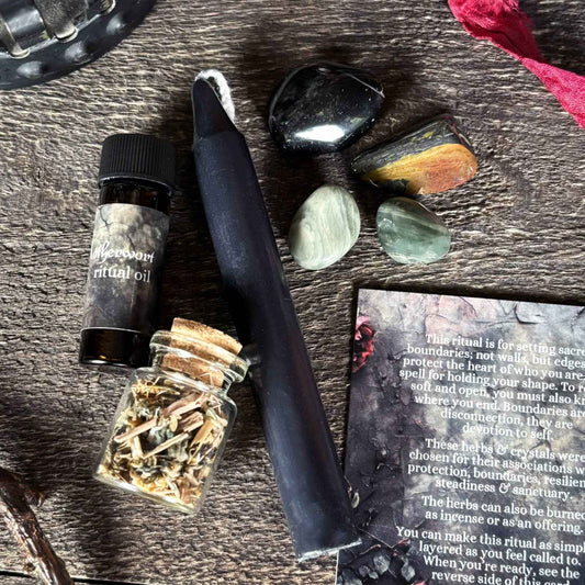 Boundaries Spell Kit • Witchcraft Protection & Sacred Space - Lucky Girl Gifts