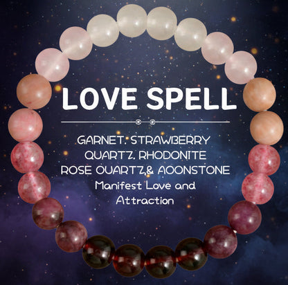 Crystal Bracelets for Wealth and Love | 17 Crystal Options for Prosperity, Protection, Chakras & Anxiety Relief - Lucky Girl Gifts