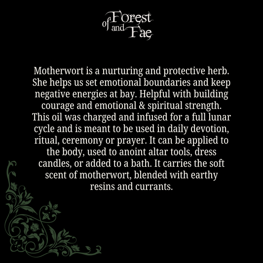 Motherwort Sacred Altar Oil • Ritual Oil • Empath Protection - Lucky Girl Gifts