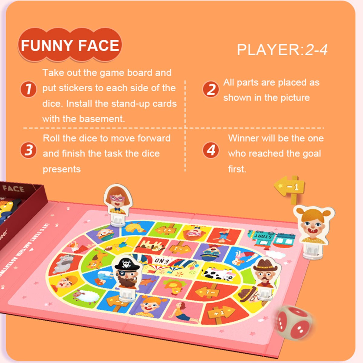 Funny Face Magenetic Playset-2