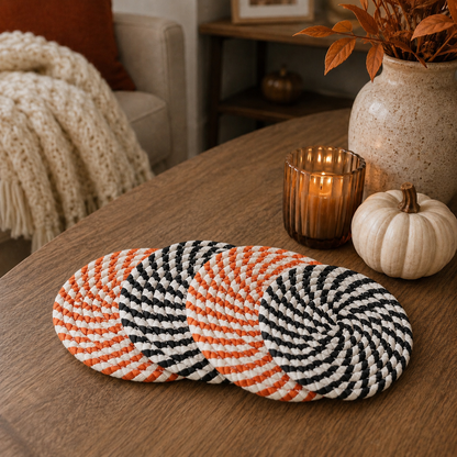Fall Fabric Coasters - Lucky Girl Gifts