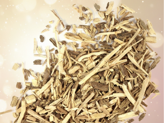 Dried herbs or roots on a white background with 'BulkGaya.com' branding.