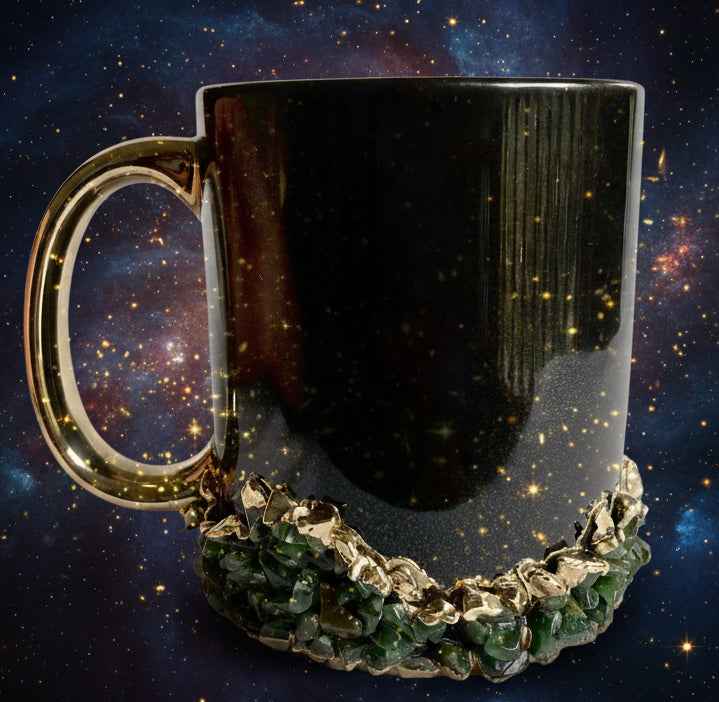 Sediments Black Ceramic Mugs Set - Set of 2 Stylish Coffee Cups