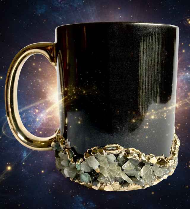 Sediments Black Ceramic Mugs Set - Set of 2 Stylish Coffee Cups