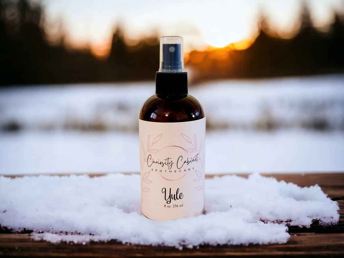 Yule Room Spray: Pine, Frankincense, Myrrh & Cranberry Scent