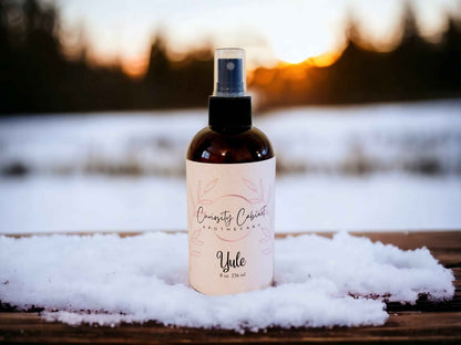Yule Room Spray: Pine, Frankincense, Myrrh & Cranberry Scent