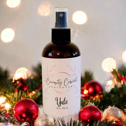 Yule Room Spray: Pine, Frankincense, Myrrh & Cranberry Scent