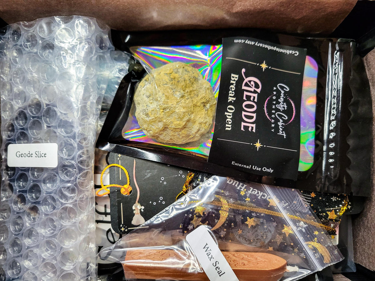 Large Witchcraft Mystery Box Gift Set - Surprise Witchcraft DIY Occult - Blind Date with a Witch - Feminine Witchy Gifts - Boo Basket - Lucky Girl Gifts