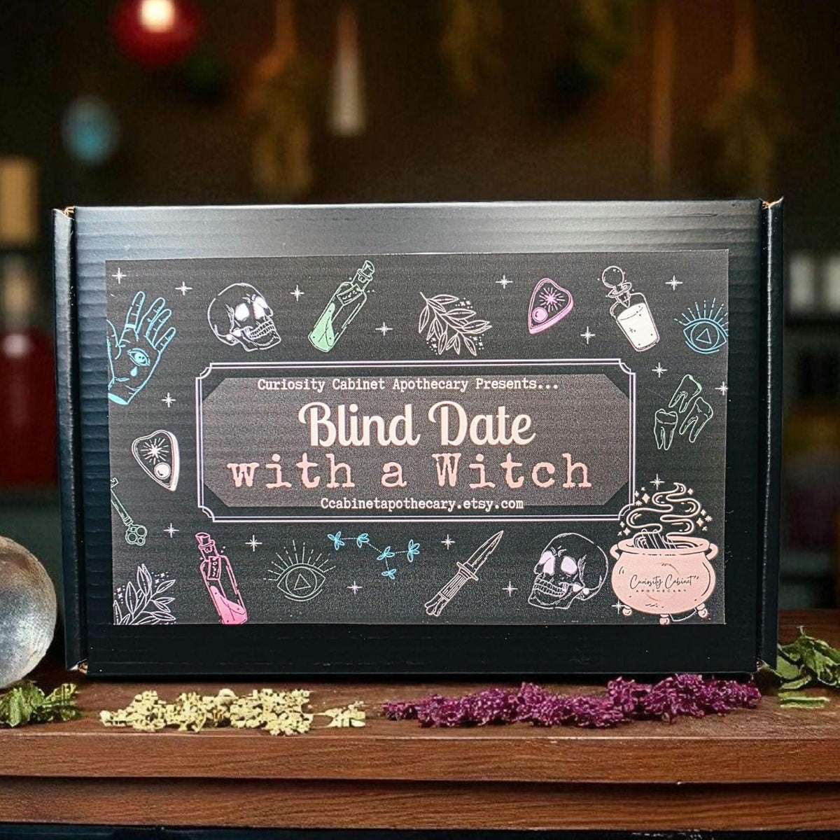 Large Witchcraft Mystery Box Gift Set - Surprise Witchcraft DIY Occult - Blind Date with a Witch - Feminine Witchy Gifts - Boo Basket - Lucky Girl Gifts