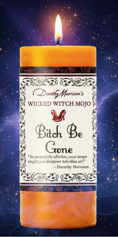Wicked Witch Mojo Candle | Banish Unwanted Energy with Bitch Be Gone - Lucky Girl Gifts