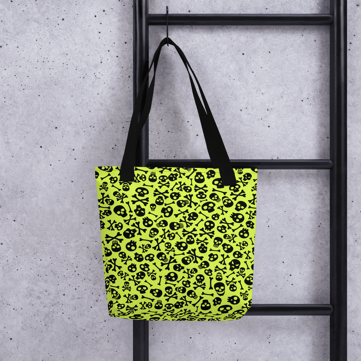 Lime Bones Tote bag - Lucky Girl Gifts