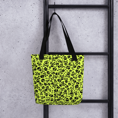 Lime Bones Tote bag - Lucky Girl Gifts