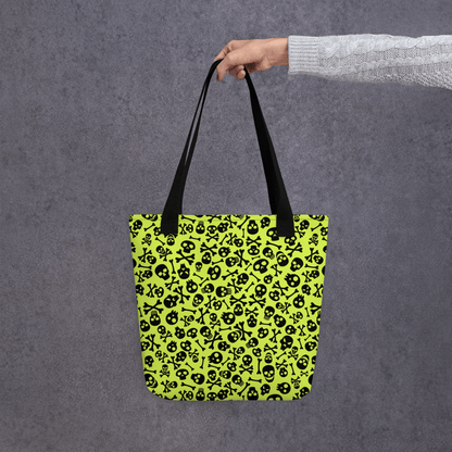 Lime Bones Tote bag - Lucky Girl Gifts