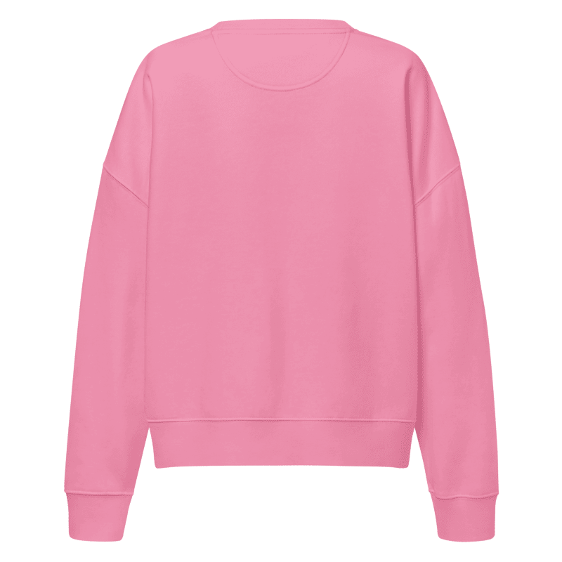 Pink sweatshirt on a white background