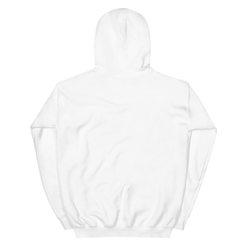 White hoodie on a white background