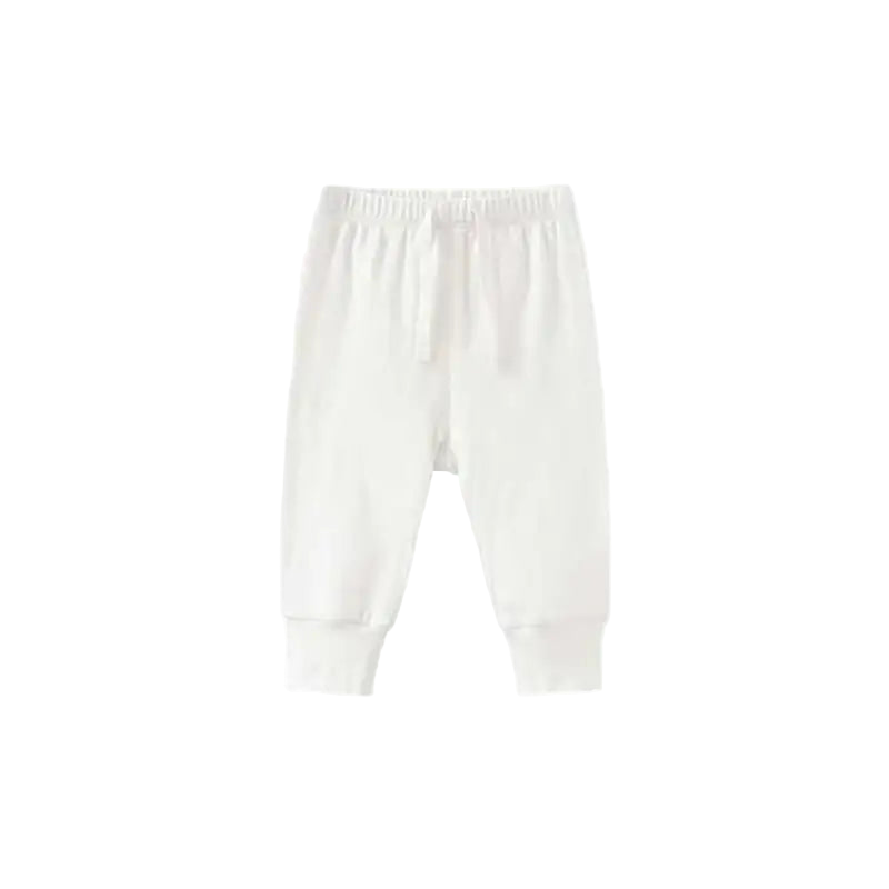 White baby pants on a white background