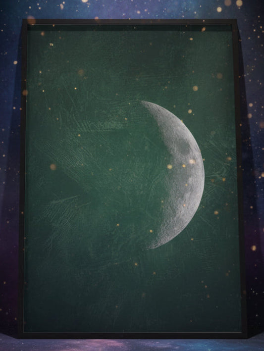 Jade Moon Wall Art - Captivating Canvas Art for Your Space - Lucky Girl Gifts