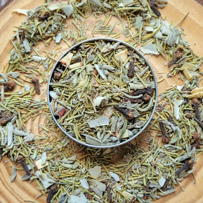 Mabon Herbal Incense – Apple Sage Copal Blend for Autumn Rituals, Gratitude & Balance