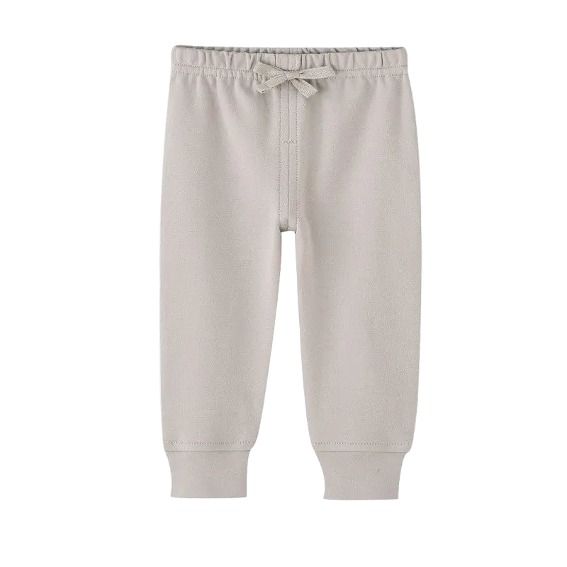 Beige sweatpants on a white background