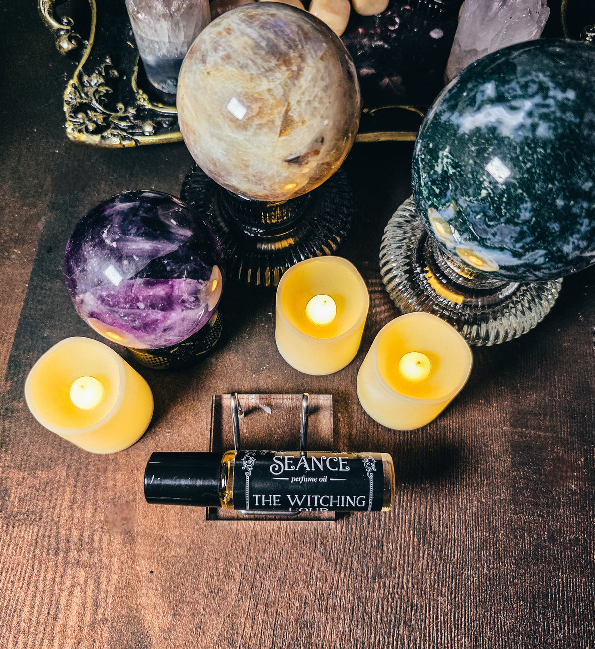 The Witching Hour (Smoky Chocolate) Seance Rollerball Oil Perfume - Lucky Girl Gifts