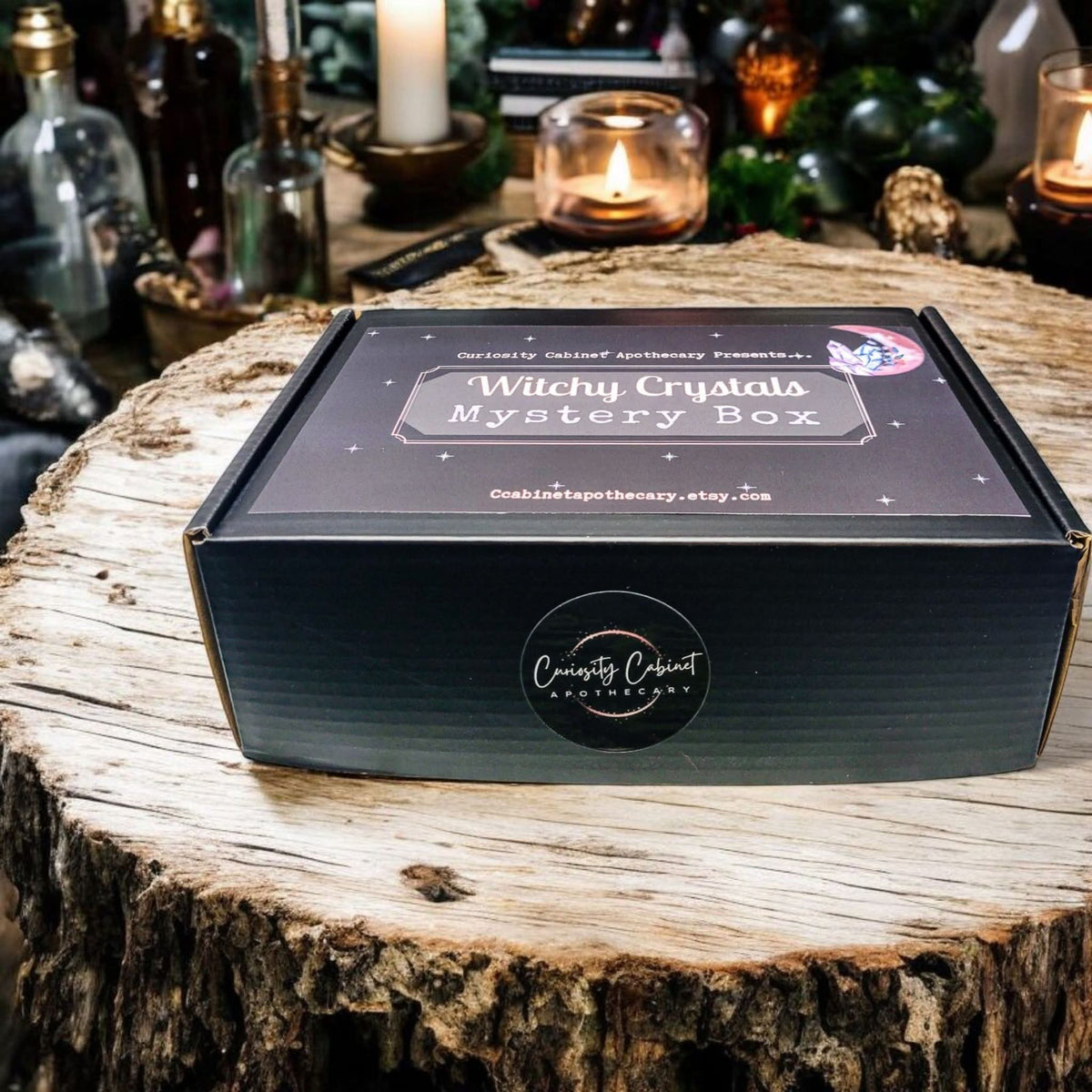 Curated Witchy Crystals Mystery Boxes - Lucky Girl Gifts