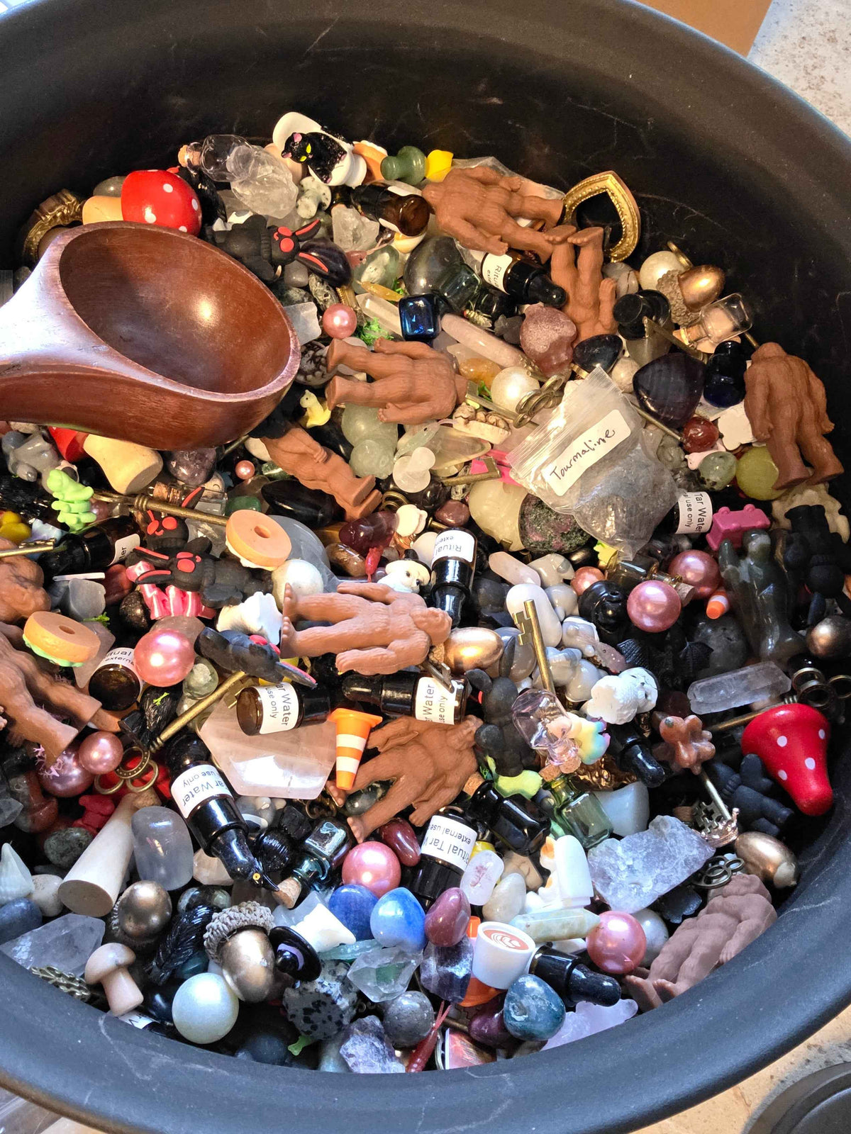 Mystic Goblin Scoop: Crystal Confetti Mystery Bag with Miniature Oddities & Curiosities