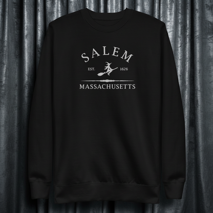 Salem Massachusetts Embroidered Sweatshirt - Lucky Girl Gifts