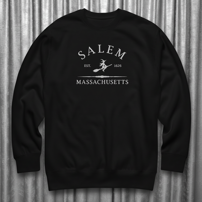 Salem Massachusetts Embroidered Sweatshirt - Lucky Girl Gifts