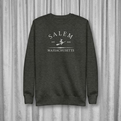 Salem Massachusetts Embroidered Sweatshirt - Lucky Girl Gifts