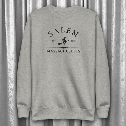 Salem Massachusetts Embroidered Sweatshirt - Lucky Girl Gifts