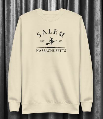 Salem Massachusetts Embroidered Sweatshirt - Lucky Girl Gifts