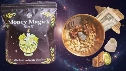 Money Magick Kit for Prosperity and Abundance Rituals - Lucky Girl Gifts