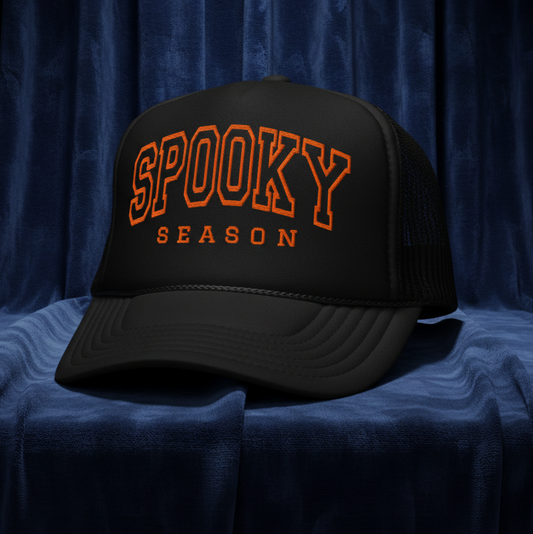 Spooky Season Embroidered Foam Trucker Hat