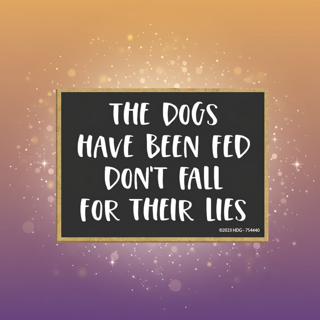 Black sign with white text on a white background