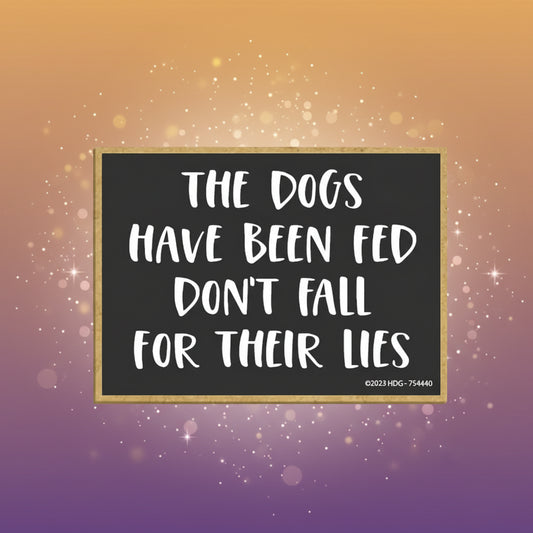 Black sign with white text on a white background