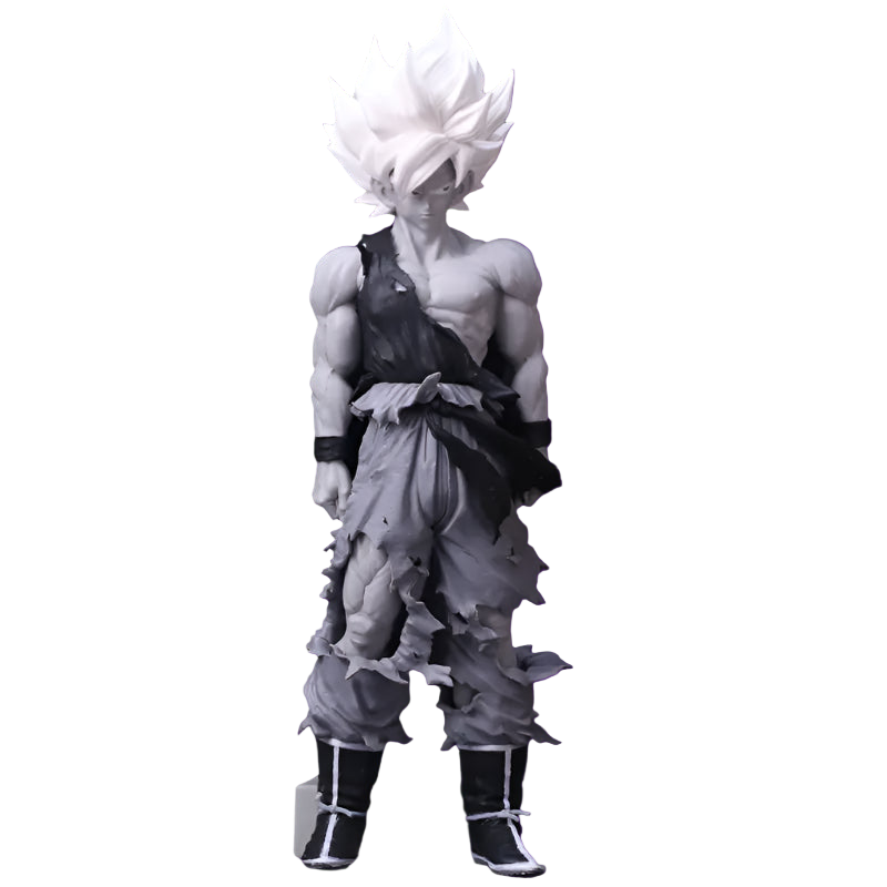 Super Saiyan Black Goku figure on a black background