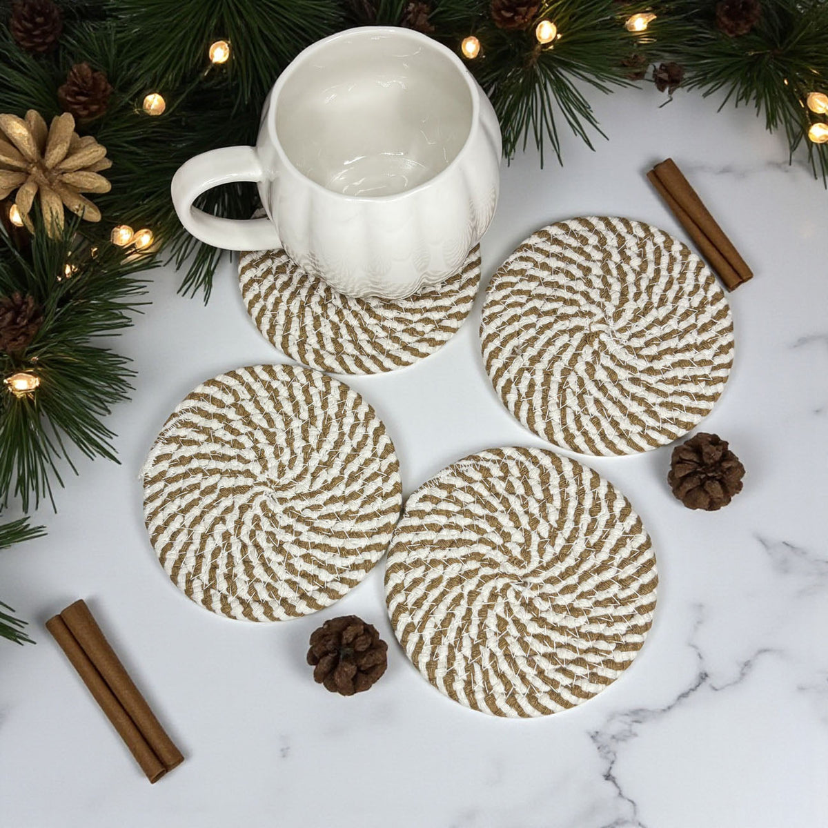 Fall Fabric Coasters - Lucky Girl Gifts