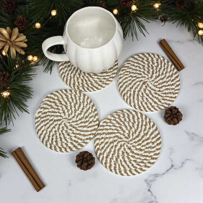 Fall Fabric Coasters - Lucky Girl Gifts