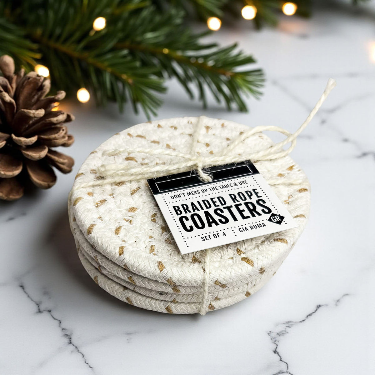 Fall Fabric Coasters - Lucky Girl Gifts