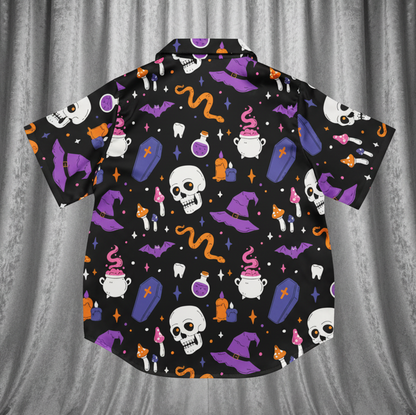 Witch's Whimsy Silky Pajama Top - Lucky Girl Gifts