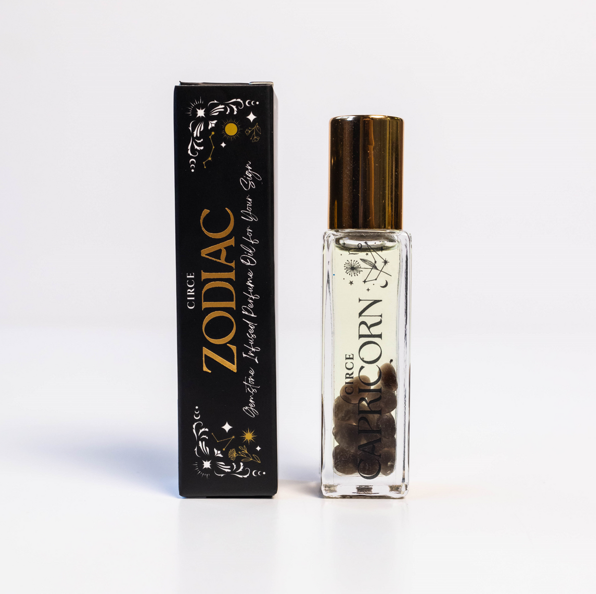Zodiac Perfume Oil Set – 12 Gemstone‑Infused Zodiac Scents - Lucky Girl Gifts